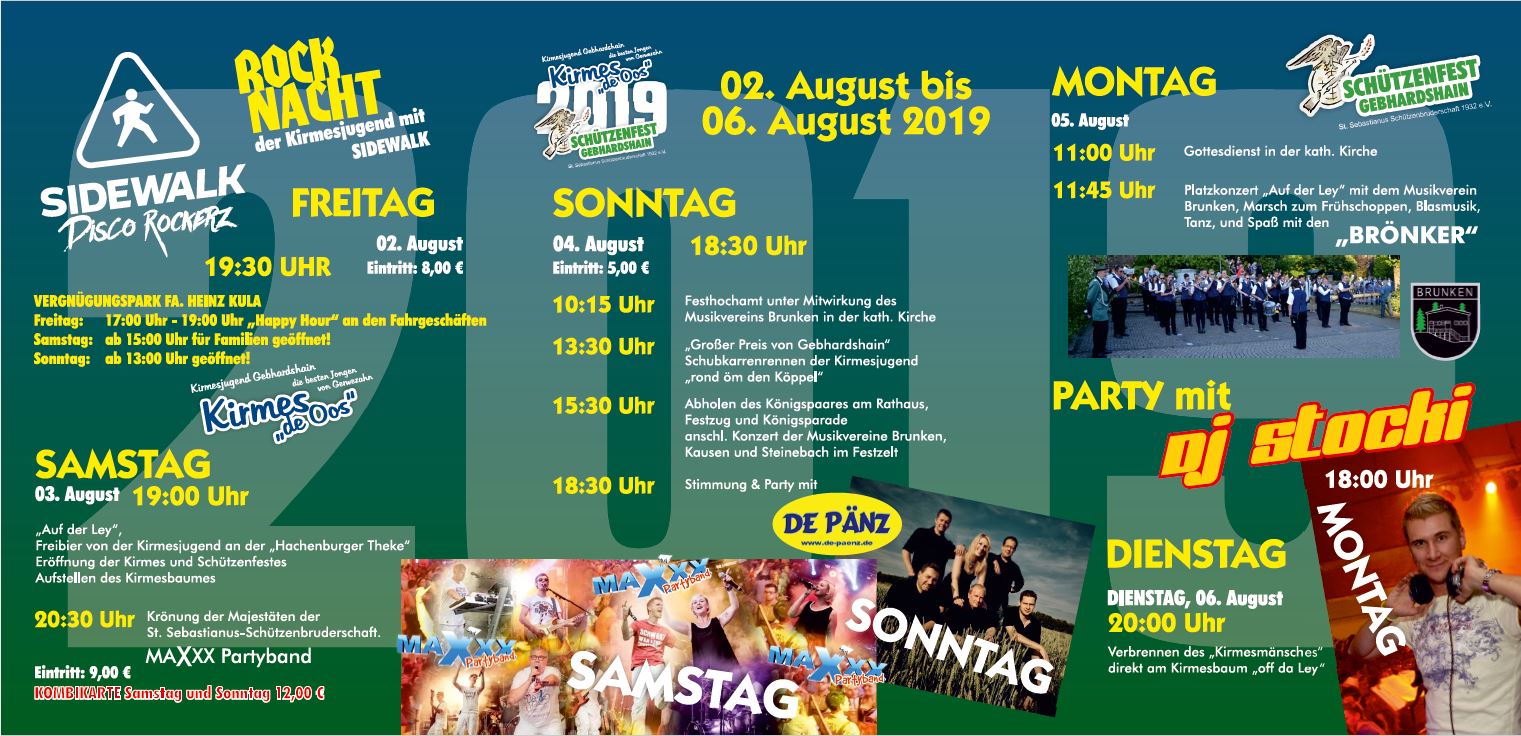 Kirmesprogramm 2019